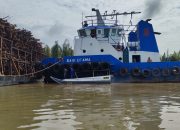 Tabrak Dermaga Dishub Muba dan Dermaga KSOP Karang Agung, TB Sari Utama Siap Perbaiki