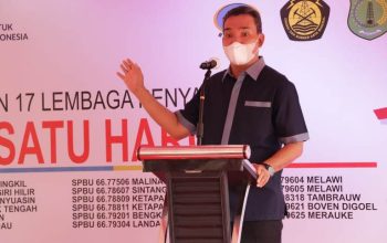 Wabup Beni Hernedi Hadiri Peresmian SPBU Satu Harga Plakat Tinggi