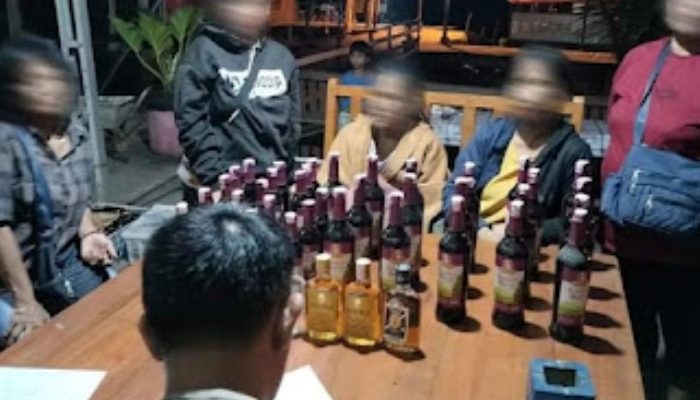 Polsek Sungsang Banyuasin, Sumsel Amankan Sejumlah Miras