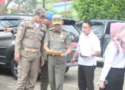 Satpol-PP Muba Razia Kendaraan Dinas Tak Pasang Stiker Pemkab Muba