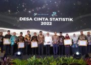 Desa Bukit Selabu Muba Raih Anugerah Award Desa Cinta Statistik 2022