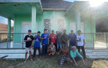 Peringati HUT Partai Demokrat ke-25, DPC Demokrat Muba Gelar Kerja Bakti
